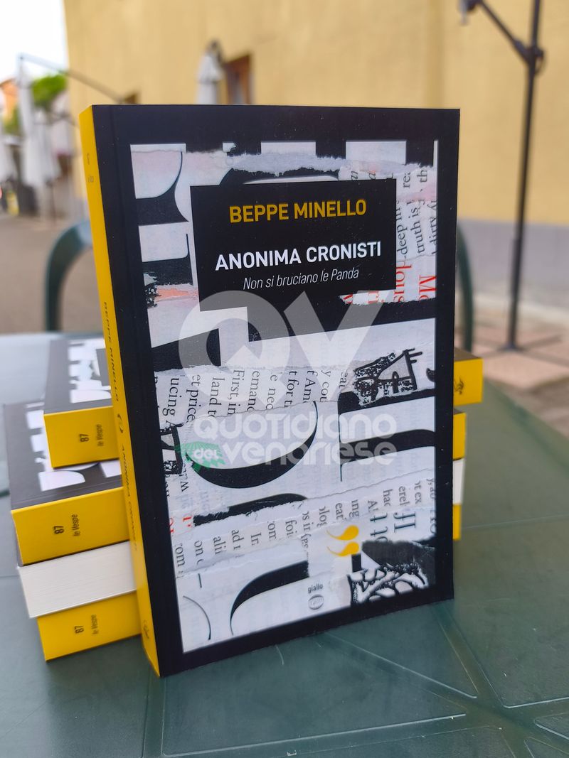 VENARIA - «Anonima Cronisti»: la prima fatica letteraria del giornalista venariese Beppe Minello - FOTO