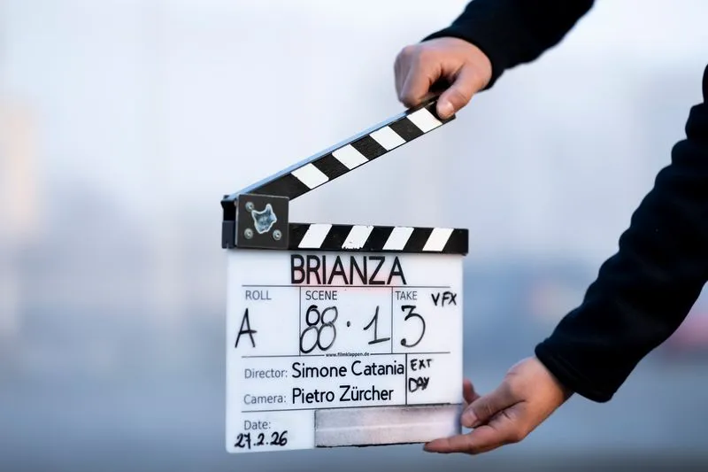 VENARIA - La Reale teatro delle riprese del cortometraggio «Brianza» del torinese Simone Catania - FOTO