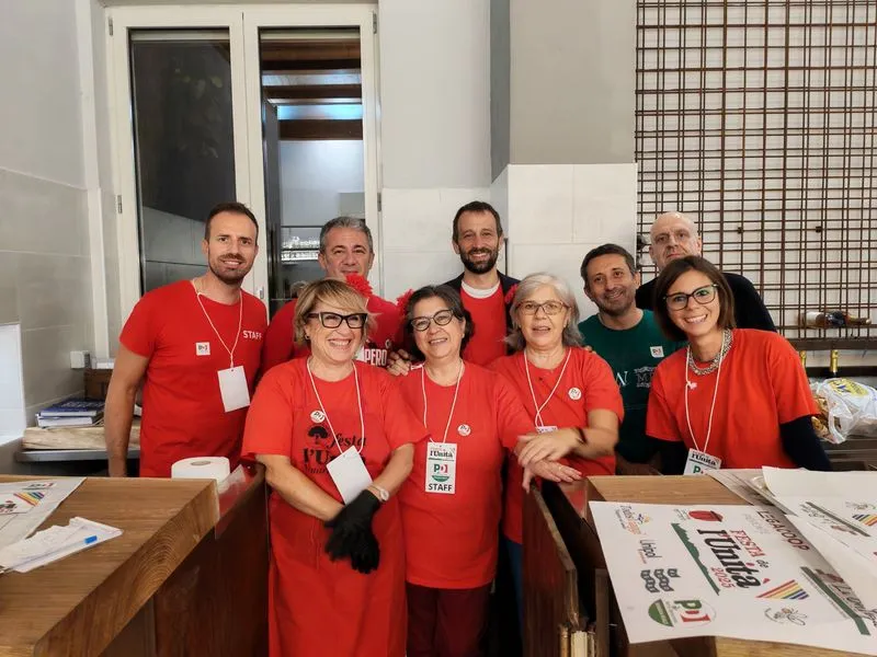 VENARIA - Con l'intervista al presidente del Pd, Stefano Bonaccini, si è conclusa la «Festa dell'Unità» - FOTO