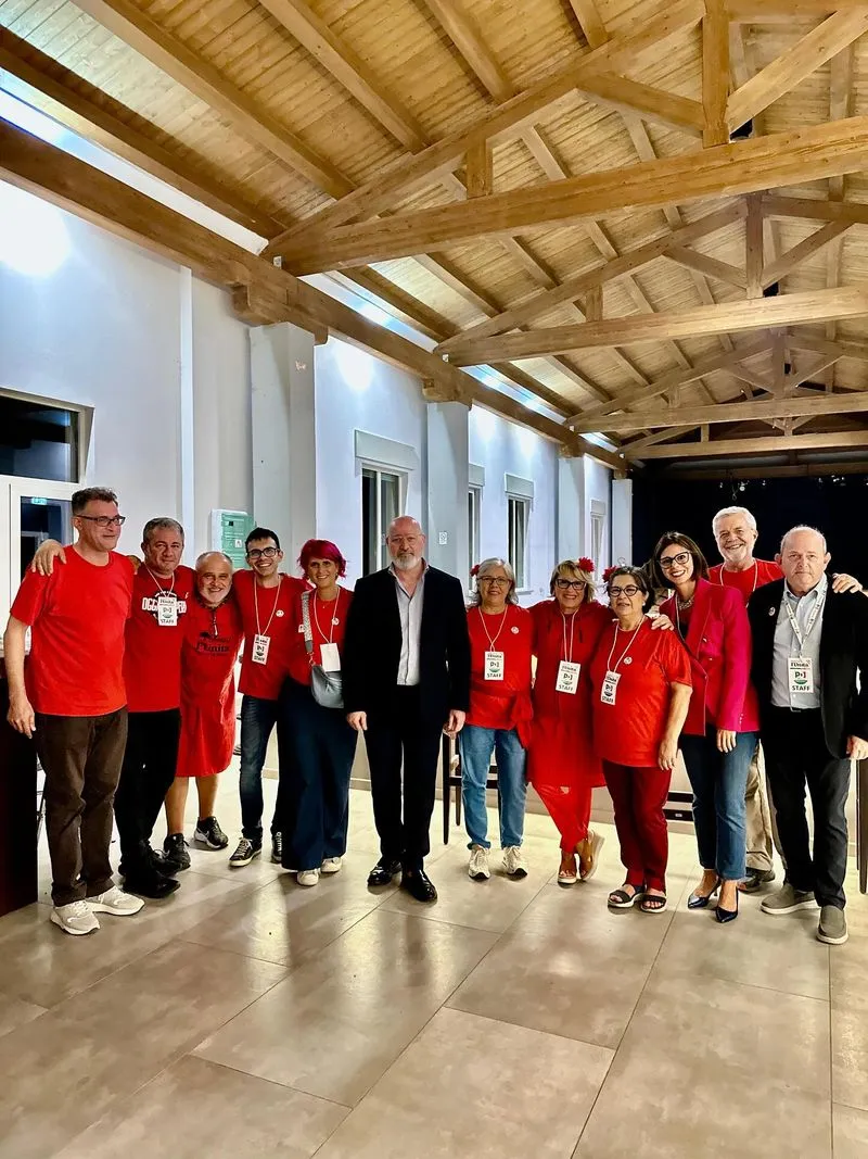 VENARIA - Con l'intervista al presidente del Pd, Stefano Bonaccini, si è conclusa la «Festa dell'Unità» - FOTO