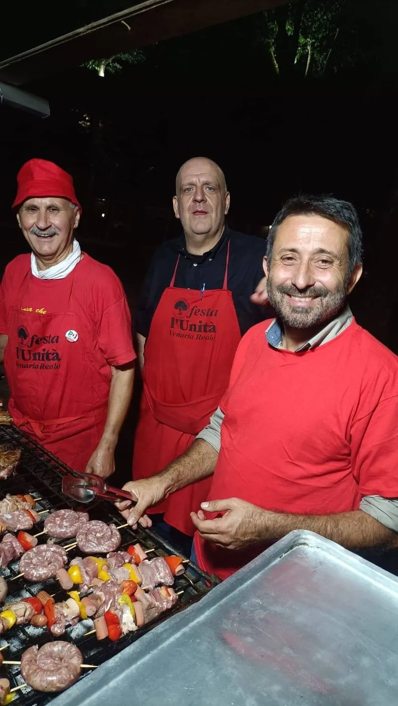 VENARIA - Con l'intervista al presidente del Pd, Stefano Bonaccini, si è conclusa la «Festa dell'Unità» - FOTO
