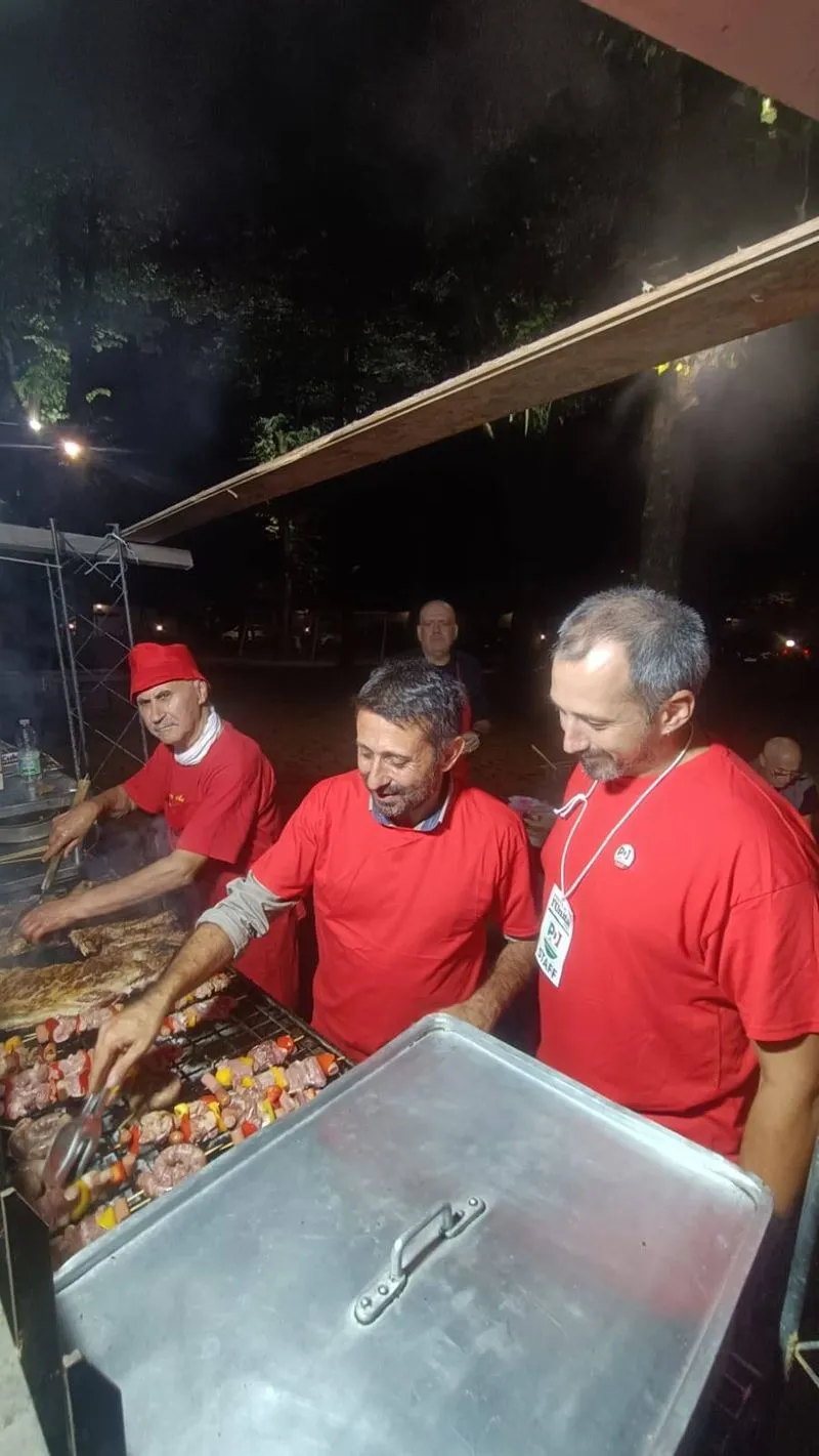 VENARIA - Con l'intervista al presidente del Pd, Stefano Bonaccini, si è conclusa la «Festa dell'Unità» - FOTO