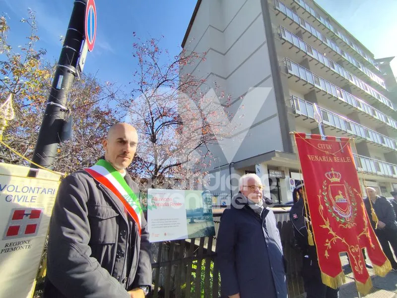VENARIA - In via Cavallo una targa per ricordare il tragico alluvione del 1994 - FOTO
