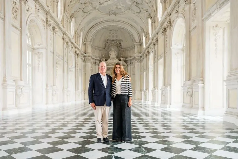 VENARIA - Alla partenza della Vuelta anche il Principe Alberto di Monaco: ha visitato la Reggia - FOTO