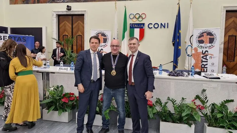 VINOVO - Alfredo Mulè premiato al Coni per il suo grande impegno nel mondo dello sport - FOTO