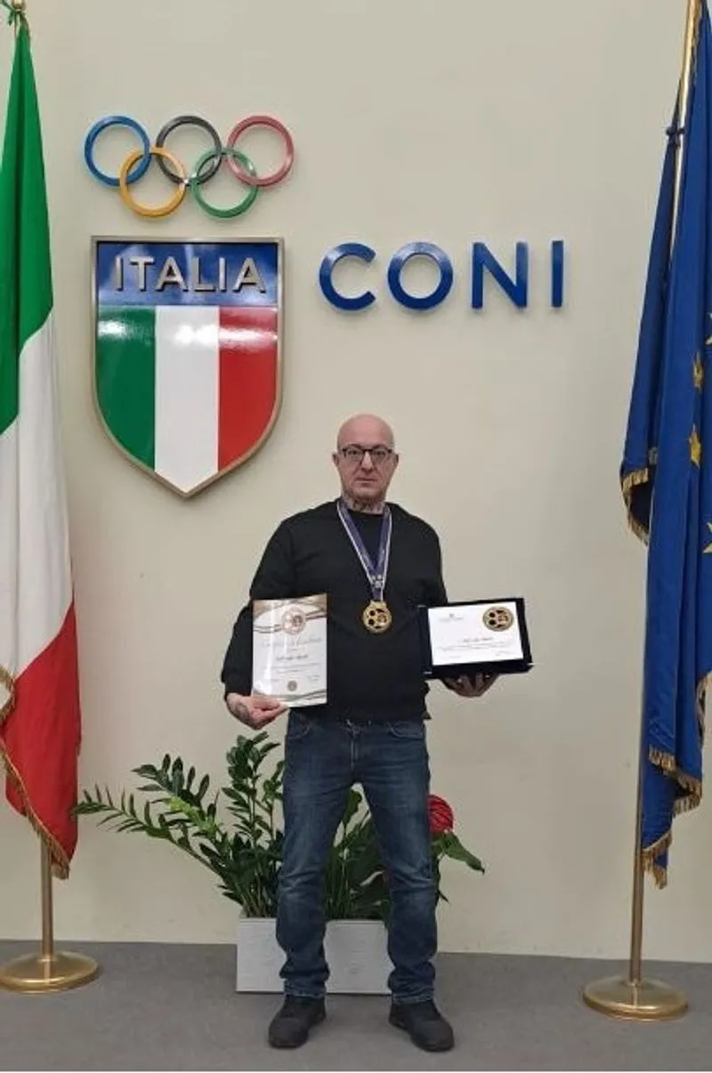 VINOVO - Alfredo Mulè premiato al Coni per il suo grande impegno nel mondo dello sport - FOTO