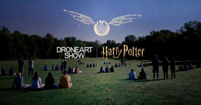 VINOVO - Spettacolo all'ippodromo con il «DroneArt Show: Harry Potter»