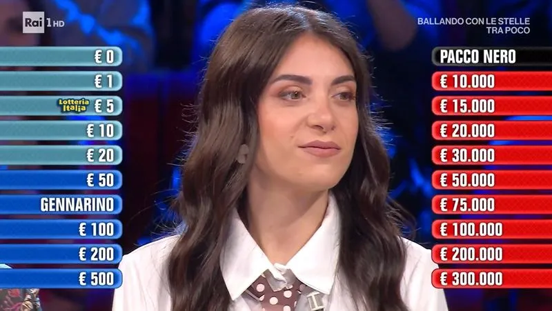 VINOVO - Martina vince 26 mila euro nel programma tv «Affari tuoi»: sfiorato il colpo da 75 mila euro - FOTO