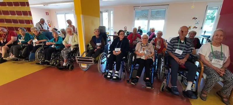 VINOVO - Un successo le NonnOlimpiadi con gli ospiti della Rsa «Alberto Dalmasso» - FOTO