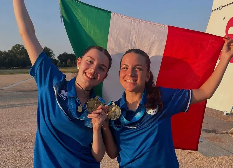 VINOVO - Francesca Piccione e Alice D'Ignazio sono campionesse mondiali nel twirling corps - FOTO