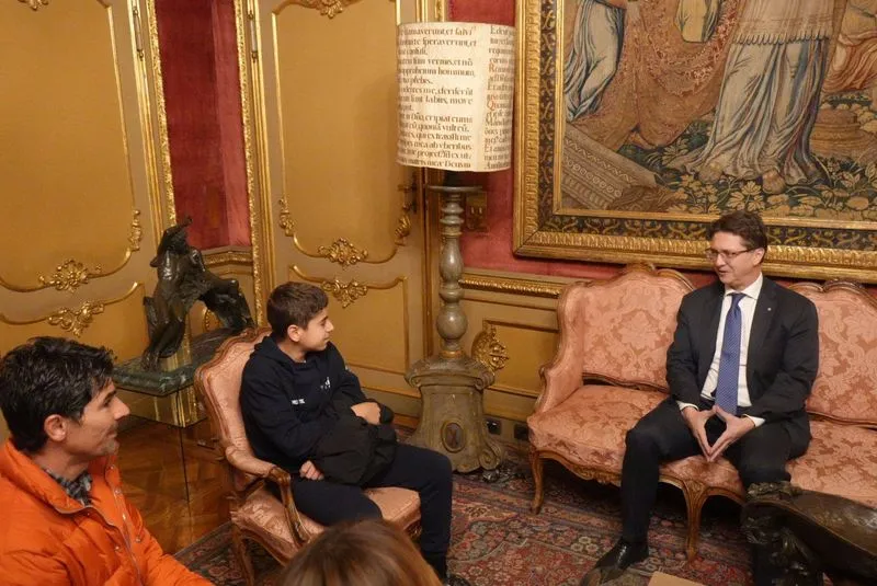 VIRLE - Il giovane campione di lotta greco-romana Francesco Fergola premiato a Torino - FOTO