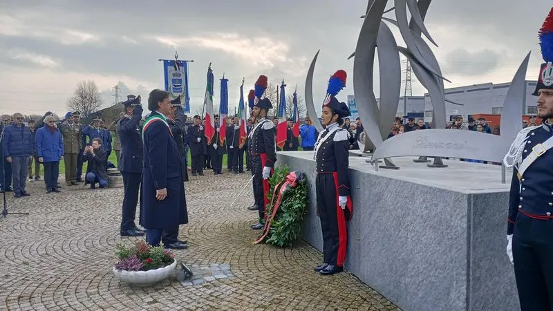 VOLPIANO - L'indelebile ricordo dei carabinieri vittime dell'incidente con l'elicottero il 13 marzo 1984 - FOTO